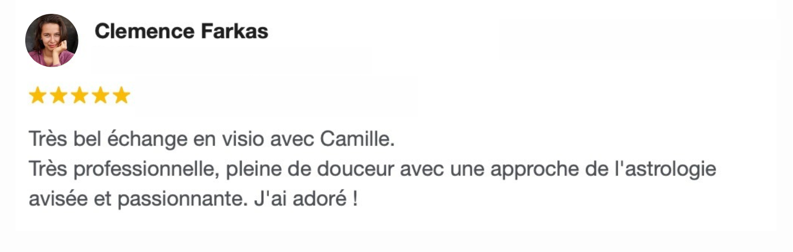 Camille Sarramea – consultation astrologique en ligne